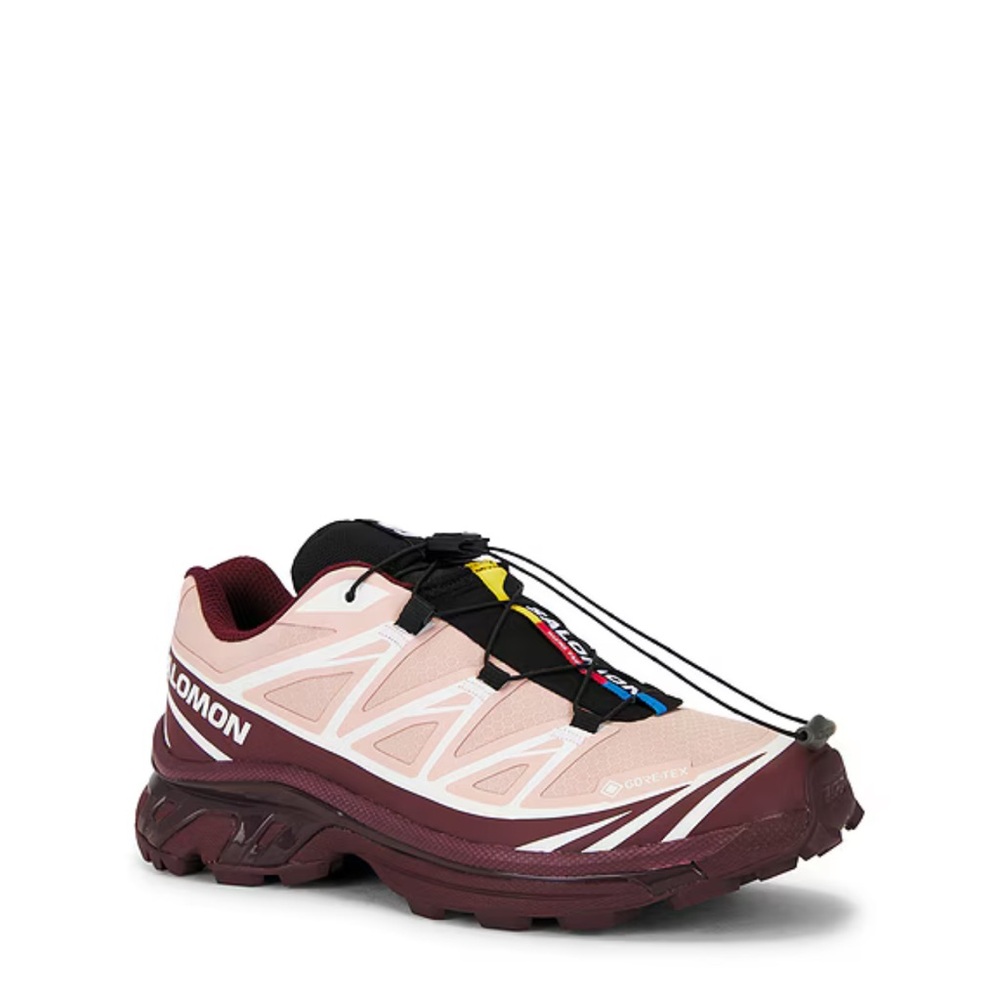 Sold Out - Salomon XT-6 GTX Sneaker in Mahogany Rose, Tawny Port & Black